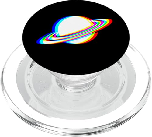 EDM Music Trippy Saturn Planet Vaporwave Techno Rave-Party PopSockets PopGrip für MagSafe EDM Music Trippy Saturn Planet Vaporwave Techno Rave-Party PopSockets PopGrip für MagSafe von Vaporwave Style EDM Music Optical Illusion Designs