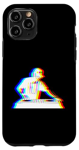 EDM-Musik, Trippy House, DeeJay, DJ, Vaporwave, Techno, Rave-Party Hülle für iPhone 11 Pro von Vaporwave Style EDM Music Optical Illusion Designs