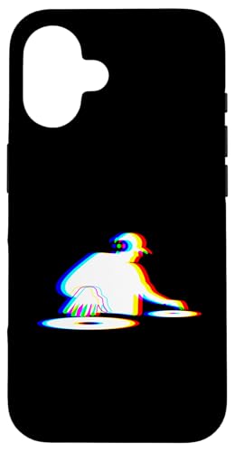 EDM-Musik Trippy DJ-Mixing Records Vaporwave Techno Rave Hülle für iPhone 16 EDM-Musik Trippy DJ-Mixing Records Vaporwave Techno Rave Hülle für iPhone 16 von Vaporwave Style EDM Music Optical Illusion Designs