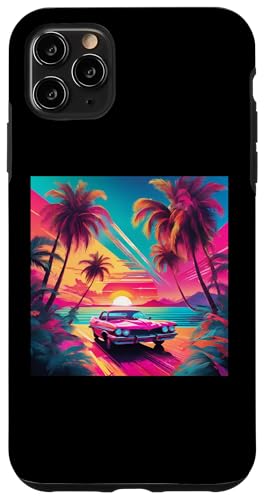 Retro 1990er Vaporwave Palm Tree Beach Sunset, 1980's Beach Hülle für iPhone 11 Pro Max Retro 1990er Vaporwave Palm Tree Beach Sunset, 1980's Beach Hülle für iPhone 11 Pro Max von Vaporwaves and Cool Dayz Garb