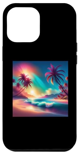 Retro 1990er Vaporwave Palm Tree Beach Sunset, 1980's Beach Hülle für iPhone 12 Pro Max Retro 1990er Vaporwave Palm Tree Beach Sunset, 1980's Beach Hülle für iPhone 12 Pro Max von Vaporwaves and Cool Dayz Garb