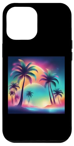 Retro 1990er Vaporwave Palm Tree Beach Sunset, 1980's Beach Hülle für iPhone 12 Pro Max Retro 1990er Vaporwave Palm Tree Beach Sunset, 1980's Beach Hülle für iPhone 12 Pro Max von Vaporwaves and Cool Dayz Garb