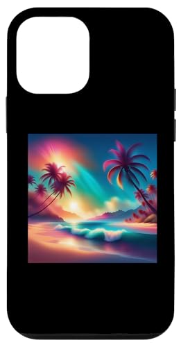 Retro 1990er Vaporwave Palm Tree Beach Sunset, 1980's Beach Hülle für iPhone 12 mini Retro 1990er Vaporwave Palm Tree Beach Sunset, 1980's Beach Hülle für iPhone 12 mini von Vaporwaves and Cool Dayz Garb