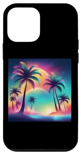 Retro 1990er Vaporwave Palm Tree Beach Sunset, 1980's Beach Hülle für iPhone 12 mini Retro 1990er Vaporwave Palm Tree Beach Sunset, 1980's Beach Hülle für iPhone 12 mini von Vaporwaves and Cool Dayz Garb