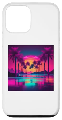 Retro 1990er Vaporwave Palm Tree Beach Sunset, 1980's Beach Hülle für iPhone 12 mini Retro 1990er Vaporwave Palm Tree Beach Sunset, 1980's Beach Hülle für iPhone 12 mini von Vaporwaves and Cool Dayz Garb