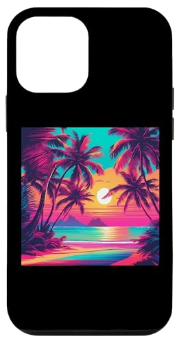 Retro 1990er Vaporwave Palm Tree Beach Sunset, 1980's Beach Hülle für iPhone 12 mini Retro 1990er Vaporwave Palm Tree Beach Sunset, 1980's Beach Hülle für iPhone 12 mini von Vaporwaves and Cool Dayz Garb