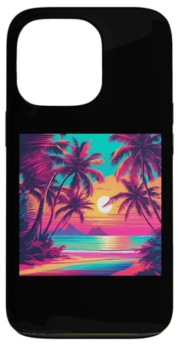 Retro 1990er Vaporwave Palm Tree Beach Sunset, 1980's Beach Hülle für iPhone 13 Pro Retro 1990er Vaporwave Palm Tree Beach Sunset, 1980's Beach Hülle für iPhone 13 Pro von Vaporwaves and Cool Dayz Garb
