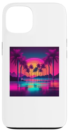 Retro 1990er Vaporwave Palm Tree Beach Sunset, 1980's Beach Hülle für iPhone 13 Retro 1990er Vaporwave Palm Tree Beach Sunset, 1980's Beach Hülle für iPhone 13 von Vaporwaves and Cool Dayz Garb