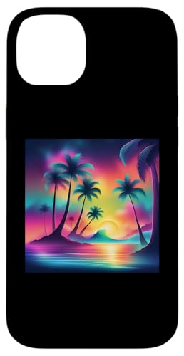 Retro 1990er Vaporwave Palm Tree Beach Sunset, 1980's Beach Hülle für iPhone 14 Plus Retro 1990er Vaporwave Palm Tree Beach Sunset, 1980's Beach Hülle für iPhone 14 Plus von Vaporwaves and Cool Dayz Garb