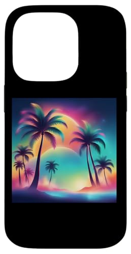 Retro 1990er Vaporwave Palm Tree Beach Sunset, 1980's Beach Hülle für iPhone 14 Pro Retro 1990er Vaporwave Palm Tree Beach Sunset, 1980's Beach Hülle für iPhone 14 Pro von Vaporwaves and Cool Dayz Garb