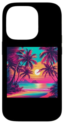 Retro 1990er Vaporwave Palm Tree Beach Sunset, 1980's Beach Hülle für iPhone 14 Pro Retro 1990er Vaporwave Palm Tree Beach Sunset, 1980's Beach Hülle für iPhone 14 Pro von Vaporwaves and Cool Dayz Garb
