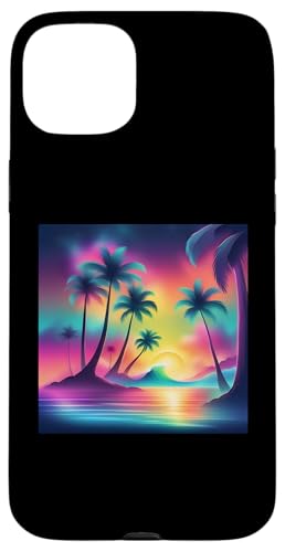 Retro 1990er Vaporwave Palm Tree Beach Sunset, 1980's Beach Hülle für iPhone 15 Plus Retro 1990er Vaporwave Palm Tree Beach Sunset, 1980's Beach Hülle für iPhone 15 Plus von Vaporwaves and Cool Dayz Garb