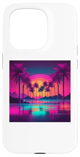 Retro 1990er Vaporwave Palm Tree Beach Sunset, 1980's Beach Hülle für iPhone 15 Pro Retro 1990er Vaporwave Palm Tree Beach Sunset, 1980's Beach Hülle für iPhone 15 Pro von Vaporwaves and Cool Dayz Garb