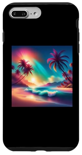 Retro 1990er Vaporwave Palm Tree Beach Sunset, 1980's Beach Hülle für iPhone 7 Plus/8 Plus Retro 1990er Vaporwave Palm Tree Beach Sunset, 1980's Beach Hülle für iPhone 7 Plus/8 Plus von Vaporwaves and Cool Dayz Garb