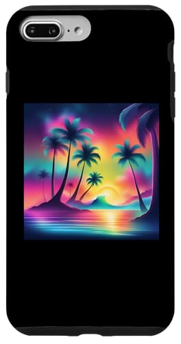 Retro 1990er Vaporwave Palm Tree Beach Sunset, 1980's Beach Hülle für iPhone 7 Plus/8 Plus Retro 1990er Vaporwave Palm Tree Beach Sunset, 1980's Beach Hülle für iPhone 7 Plus/8 Plus von Vaporwaves and Cool Dayz Garb