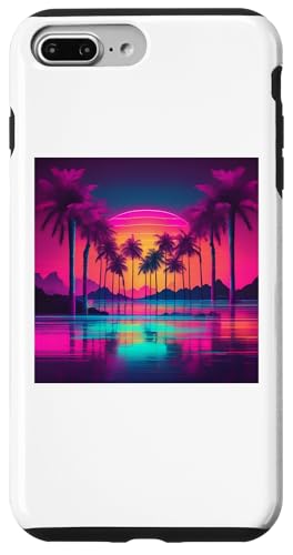 Retro 1990er Vaporwave Palm Tree Beach Sunset, 1980's Beach Hülle für iPhone 7 Plus/8 Plus Retro 1990er Vaporwave Palm Tree Beach Sunset, 1980's Beach Hülle für iPhone 7 Plus/8 Plus von Vaporwaves and Cool Dayz Garb