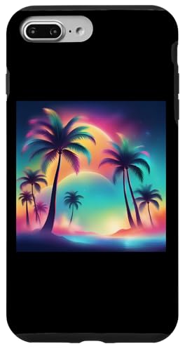 Retro 1990er Vaporwave Palm Tree Beach Sunset, 1980's Beach Hülle für iPhone 7 Plus/8 Plus Retro 1990er Vaporwave Palm Tree Beach Sunset, 1980's Beach Hülle für iPhone 7 Plus/8 Plus von Vaporwaves and Cool Dayz Garb
