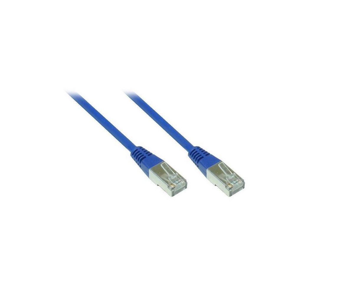 VARIA 805B-020_EOL - Patchkabel Cat.5e, F/UTP, 2m, blau LAN-Kabel, (200,00 cm) von Varia