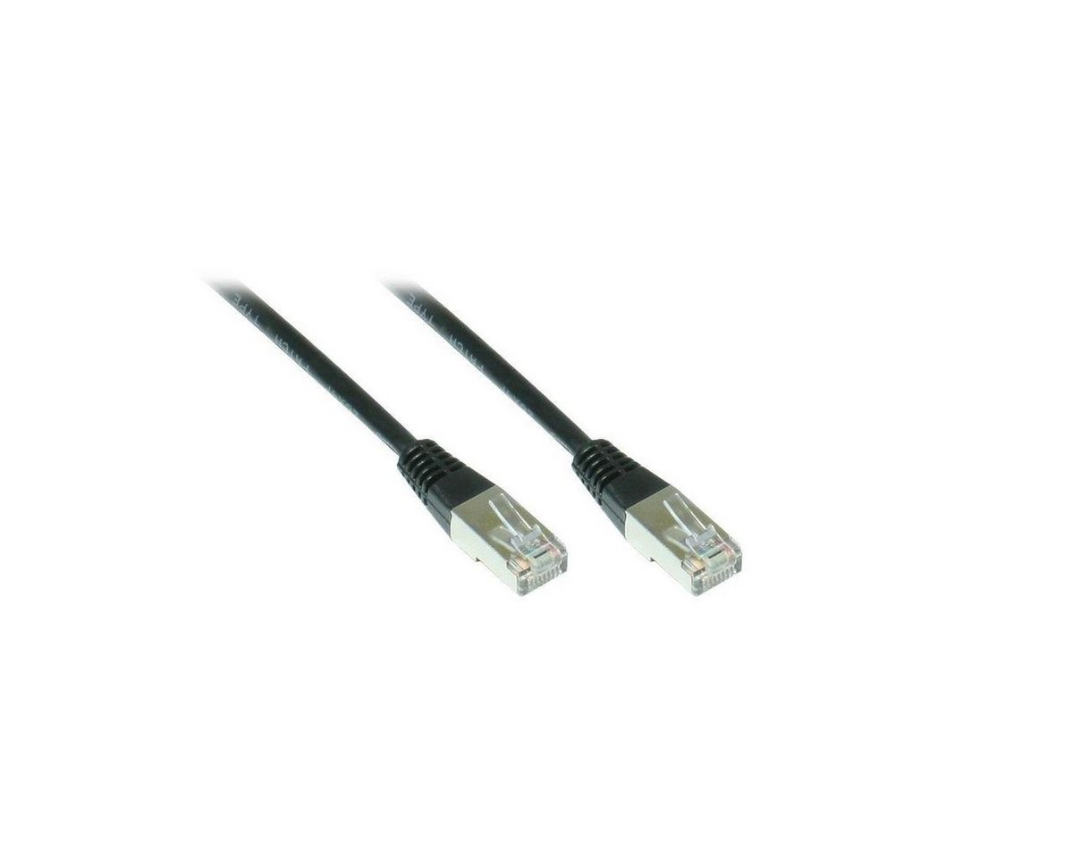 VARIA 805S-003 - Patchkabel Cat.5e, F/UTP, 0.25m, schwarz LAN-Kabel, (25,00 cm) von Varia
