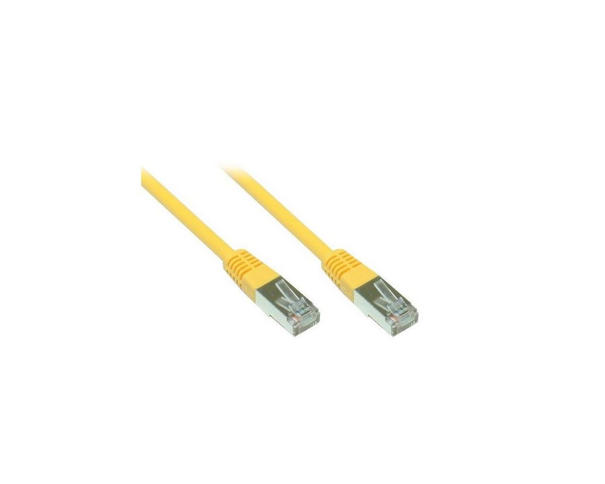 VARIA 805Y-015 - Patchkabel Cat.5e, F/UTP, 1,5m, gelb LAN-Kabel, (150,00 cm) von Varia
