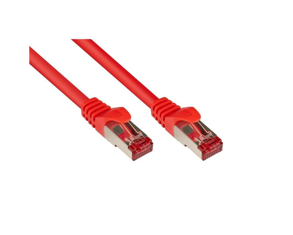 VARIA 8060-015R - Patchkabel Cat.6, S/FTP, 1,5m, rot LAN-Kabel, (150,00 cm) von Varia