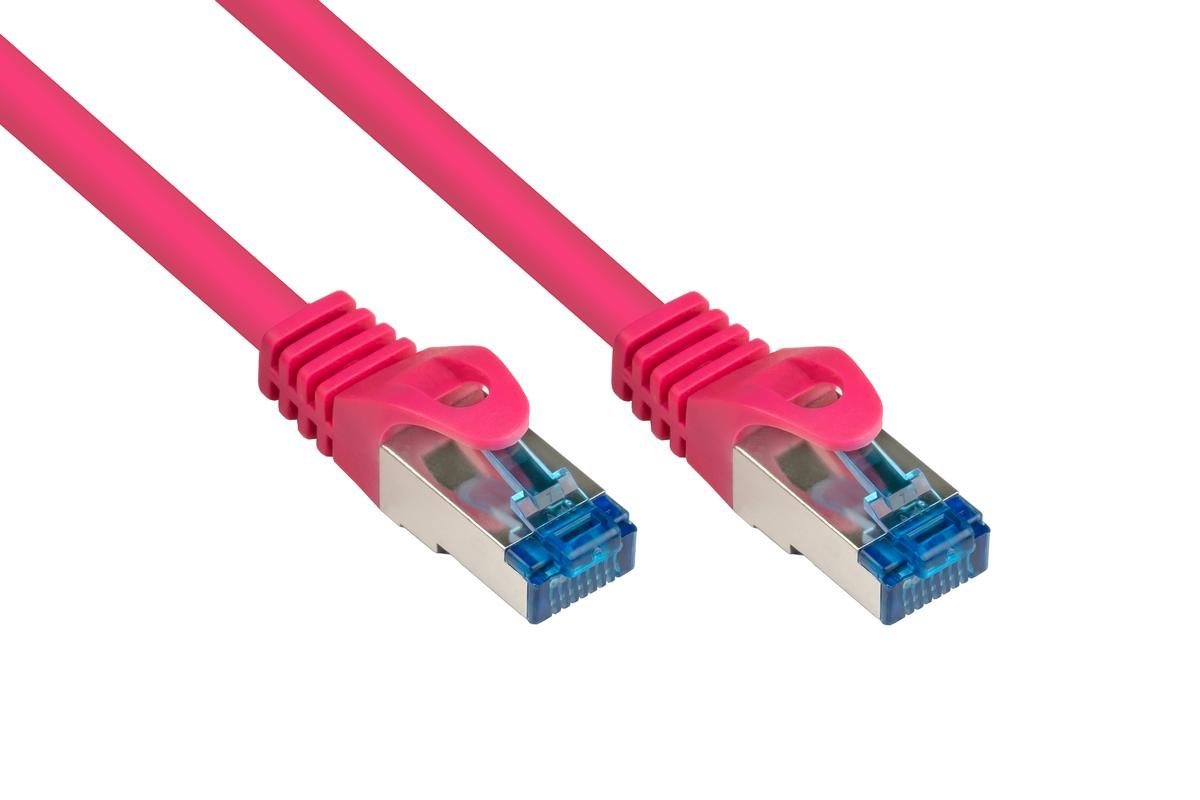 VARIA 8060-H010M - Patchkabel Cat.6a, S/FTP, 1m, magenta LAN-Kabel, (100,00 cm) von Varia