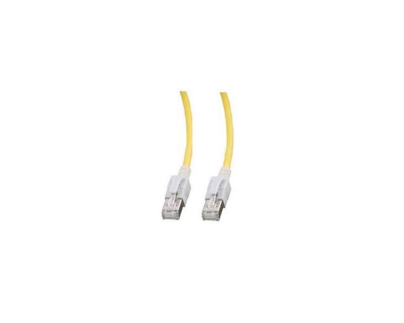 VARIA 8060-L010Y - Patchkabel Cat.6a, S/FTP, 1m, gelb LAN-Kabel, (100,00 cm) von Varia