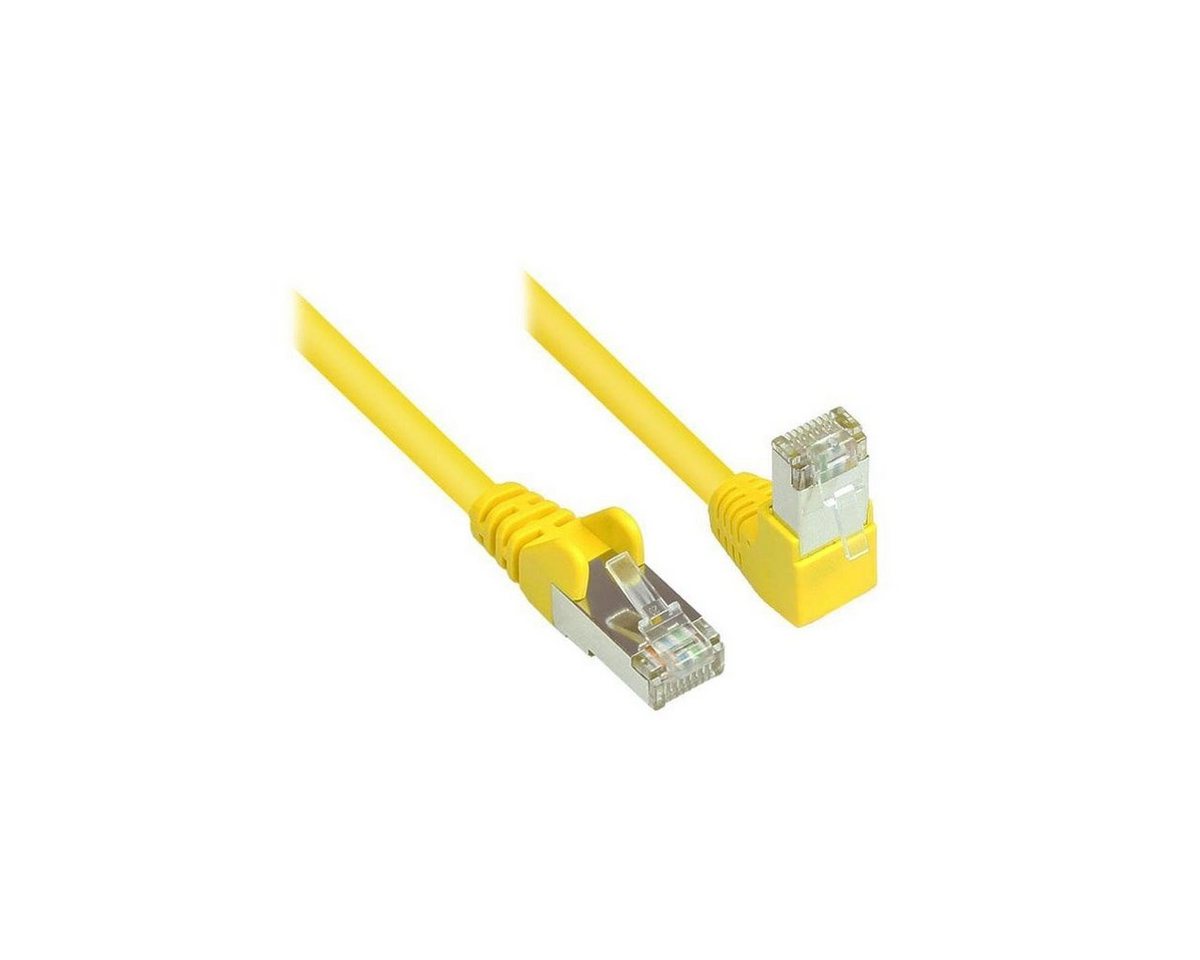 VARIA 806W-005Y - Patchkabel Cat.6, S/FTP, 0,5m, gelb LAN-Kabel, (50,00 cm) von Varia