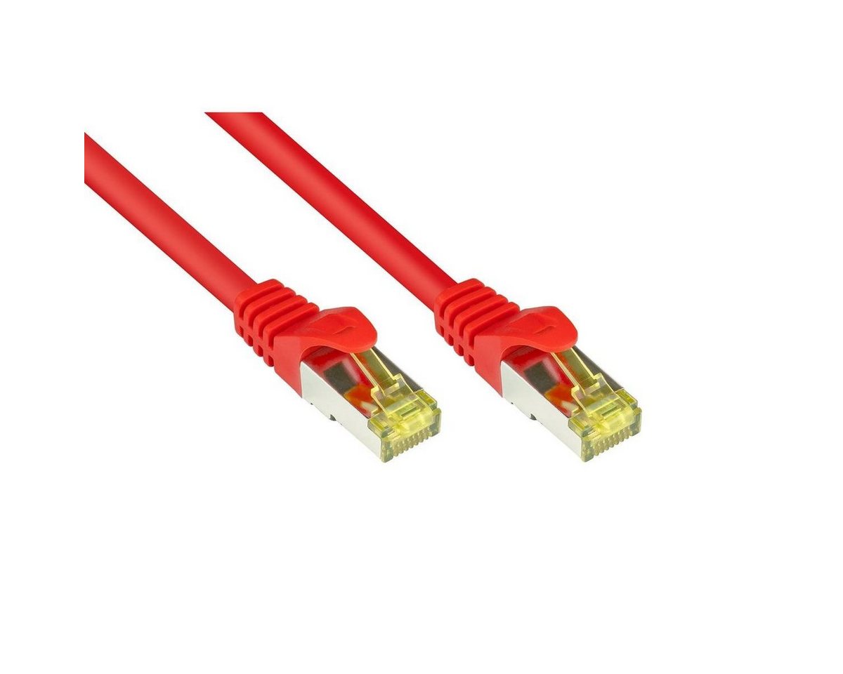 VARIA 8070R-250R - Patchkabel Cat.7, S/FTP, 25m, rot LAN-Kabel, (2500,00 cm) von Varia