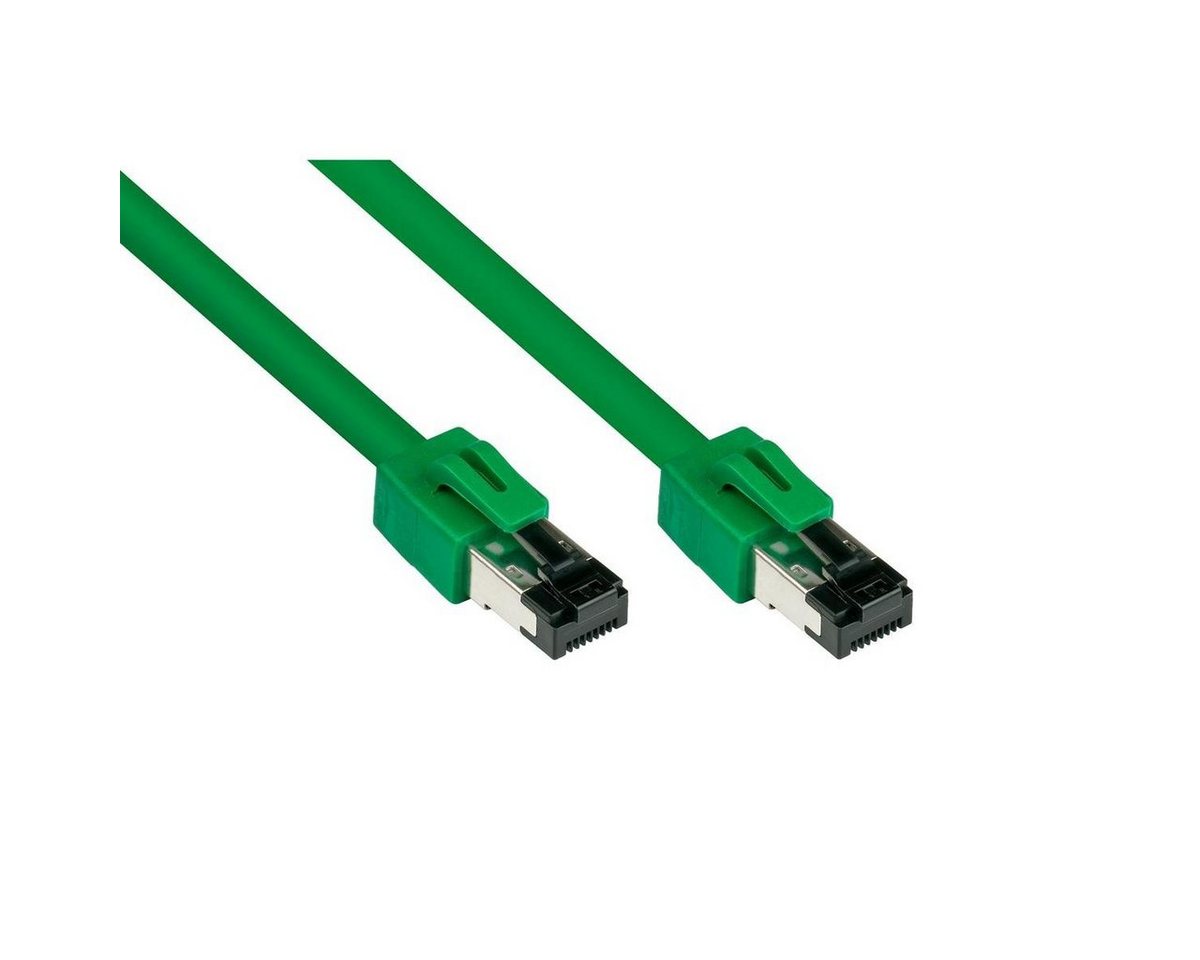 VARIA 8080-005G - Patchkabel Cat.8.1, S/FTP, 0,5m, grün LAN-Kabel, (50,00 cm) von Varia