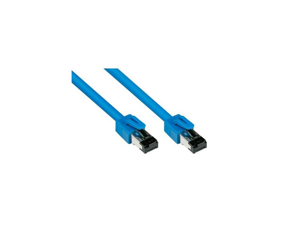 VARIA 8080-015B - Patchkabel Cat.8.1, S/FTP, 1,5m, blau LAN-Kabel, (150,00 cm) von Varia