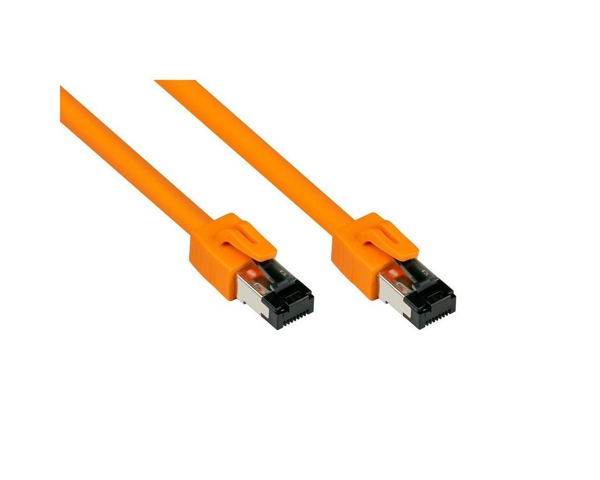 VARIA 8080-015O - Patchkabel Cat.8.1, S/FTP, 1,5m, orange LAN-Kabel, (150,00 cm) von Varia