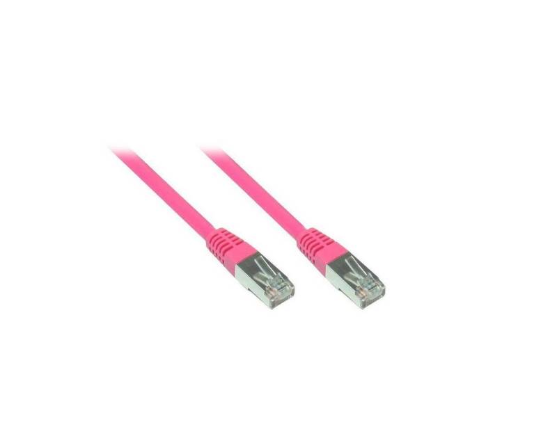 VARIA 855M-100 - Patchkabel Cat.5e, SF/UTP, 10m, magenta LAN-Kabel, (1000,00 cm) von Varia