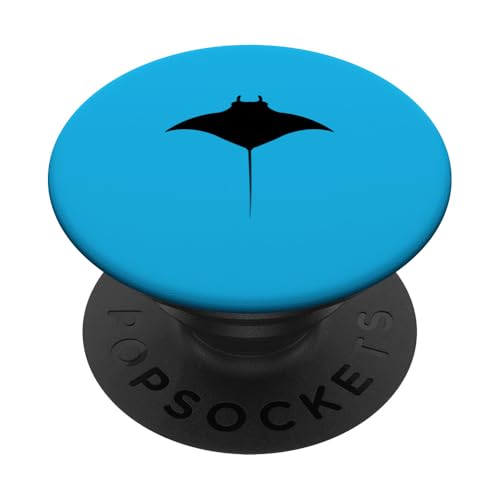 Manta Ray Meerestier Stachelrochen Meerestier PopSockets Klebender PopGrip von VarieTees