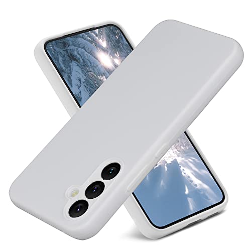 Varikke Kompatibel mit Samsung Galaxy A54 5G Hülle, Flüssigsilikon, weiche Gel-Gummi-Schutzhülle mit weichem Mikrofaser-Futter, niedlich, schlank, stoßfest, vollständiger Kameraschutz, Weiß Varikke Kompatibel mit Samsung Galaxy A54 5G Hülle, Flüssigsilikon, weiche Gel-Gummi-Schutzhülle mit weichem Mikrofaser-Futter, niedlich, schlank, stoßfest, vollständiger Kameraschutz, Weiß von Varikke