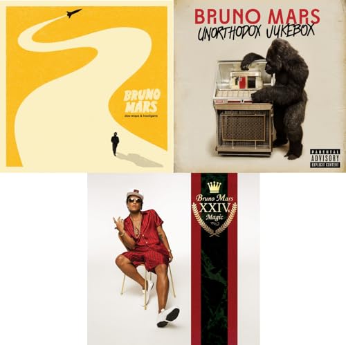 Doo-Wops & Hooligans - Unorthodox Jukebox - 24k Magic - Complete Bruno Mars 3 CD Album Bundling von Various Labels