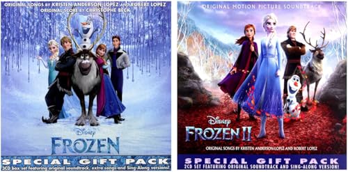 Frozen - Frozen II - Original Soundtrack Five CD Album Bundling - Including Soundtrack and Instrumental Sing Along von Various Labels