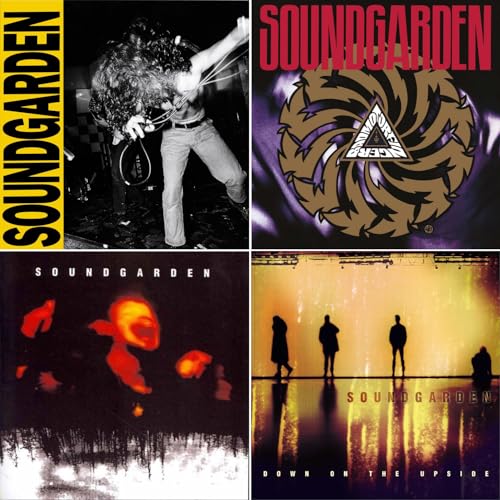 Louder Than Love - Badmotorfinger - Superunknown - Down On The Upside - Soundgarden 4 CD Album Bundling von Various Labels