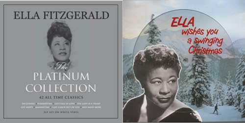 Platinum Collection Best Of - Ella Wishes You A Swinging Christmas - Ella Fitzgerald Greatest Hits - Two LP Vinyl Album Bundling von Various Labels