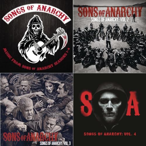 Songs Of Anarchy Vol. 1 - 4 - Music From The Sons Of Anarcy - Original Soundtrack 4 CD Album Bundling von Various Labels