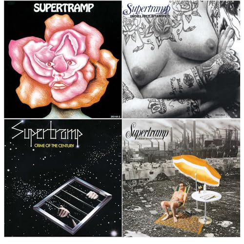 Supertramp - Indelibly Stamped - Crime Of The Century - Crisis? What Crisis? - Supertramp 2 CD Album Bundling von Various Labels
