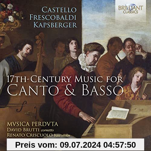 17th Century Music for Canto & Basso von Various