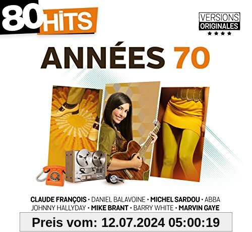 80 Hits Annees 70 von Various