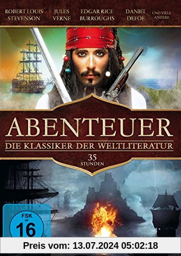 Abenteuerfilme - Die Klassiker der Weltliteratur (8 DVD-Box mit 32 Filmen) von Various
