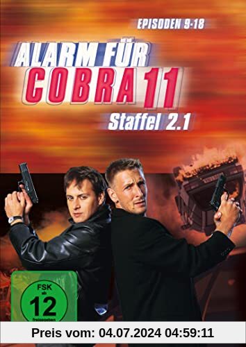 Alarm für Cobra 11 - Staffel 2.1/Episoden 09-18 [3 DVDs] von Various