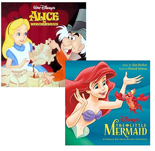 Alice In Wonderland - The Little Mermaid - Walt Disney 2 CD Soundtrack Bundling von Various