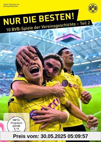BVB - Nur die Besten! 10 BVB-Spiele der Vereinsgeschichte, Teil 2 [5 DVDs] von Various