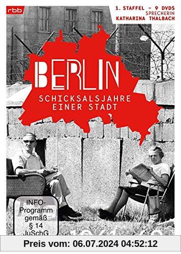 Berlin - Schicksalsjahre einer Stadt - Staffel 1 (1961-1969) (9 DVDs) von Various