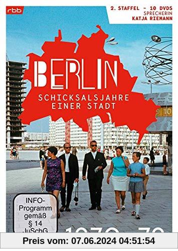 Berlin - Schicksalsjahre einer Stadt - Staffel 2 (1970-1979) [10 DVDs] von Various