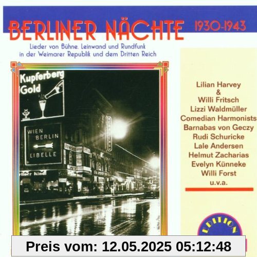 Berliner Nächte 1930-1943 von Various